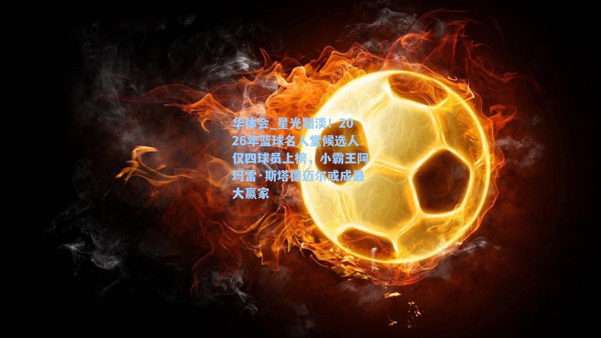 星光黯淡！2026年篮球名人堂候选人仅四球员上榜，小霸王阿玛雷·斯塔德迈尔或成最大赢家